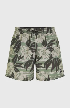 Homme O'Neill Shorts De Bain|Protection Anti-Uv-HommesShort de bain Cali Floral 16''| Vert