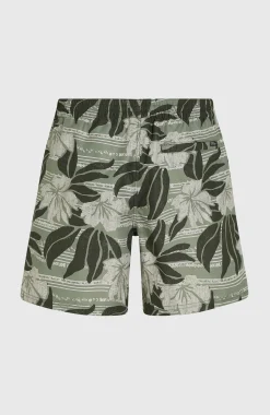 Homme O'Neill Shorts De Bain|Protection Anti-Uv-HommesShort de bain Cali Floral 16''| Vert