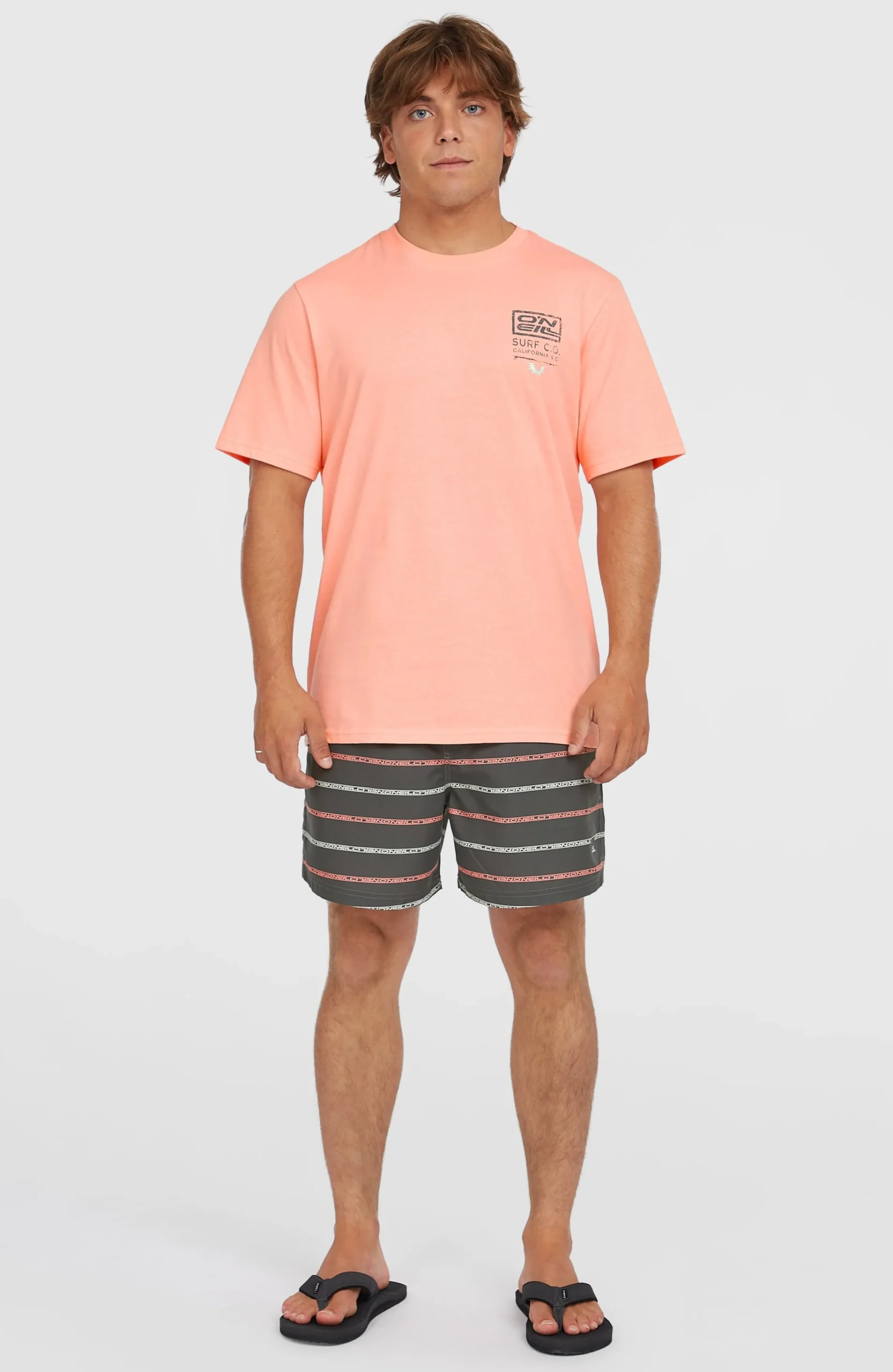 Homme O'Neill Shorts De Bain|Protection Anti-Uv-HommesShort de bain Cali First 15''| Gris
