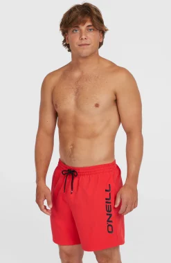 Homme O'Neill Shorts De Bain|Protection Anti-Uv-HommesShort de bain Cali 16''| Rouge