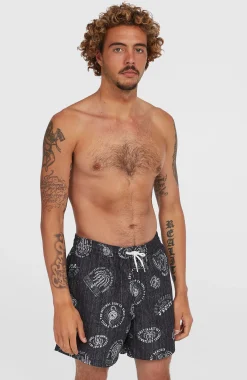 Homme O'Neill Shorts De Bain|Protection Anti-Uv-HommesShort de bain Cali Print 15''| Noire