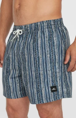 Homme O'Neill Shorts De Bain|Protection Anti-Uv-HommesShort de bain Cali Print 15''| Bleu