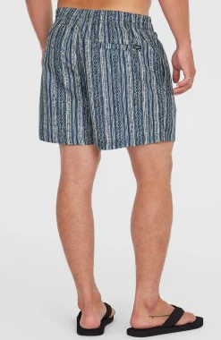 Homme O'Neill Shorts De Bain|Protection Anti-Uv-HommesShort de bain Cali Print 15''| Bleu