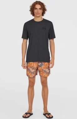 Homme O'Neill Shorts De Bain|Protection Anti-Uv-HommesShort de bain Cali Floral 16''| Orange