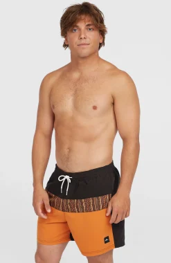 Homme O'Neill Shorts De Bain|Protection Anti-Uv-HommesShort de bain Cali Block15''| Orange