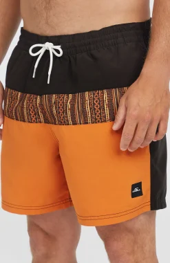 Homme O'Neill Shorts De Bain|Protection Anti-Uv-HommesShort de bain Cali Block15''| Orange