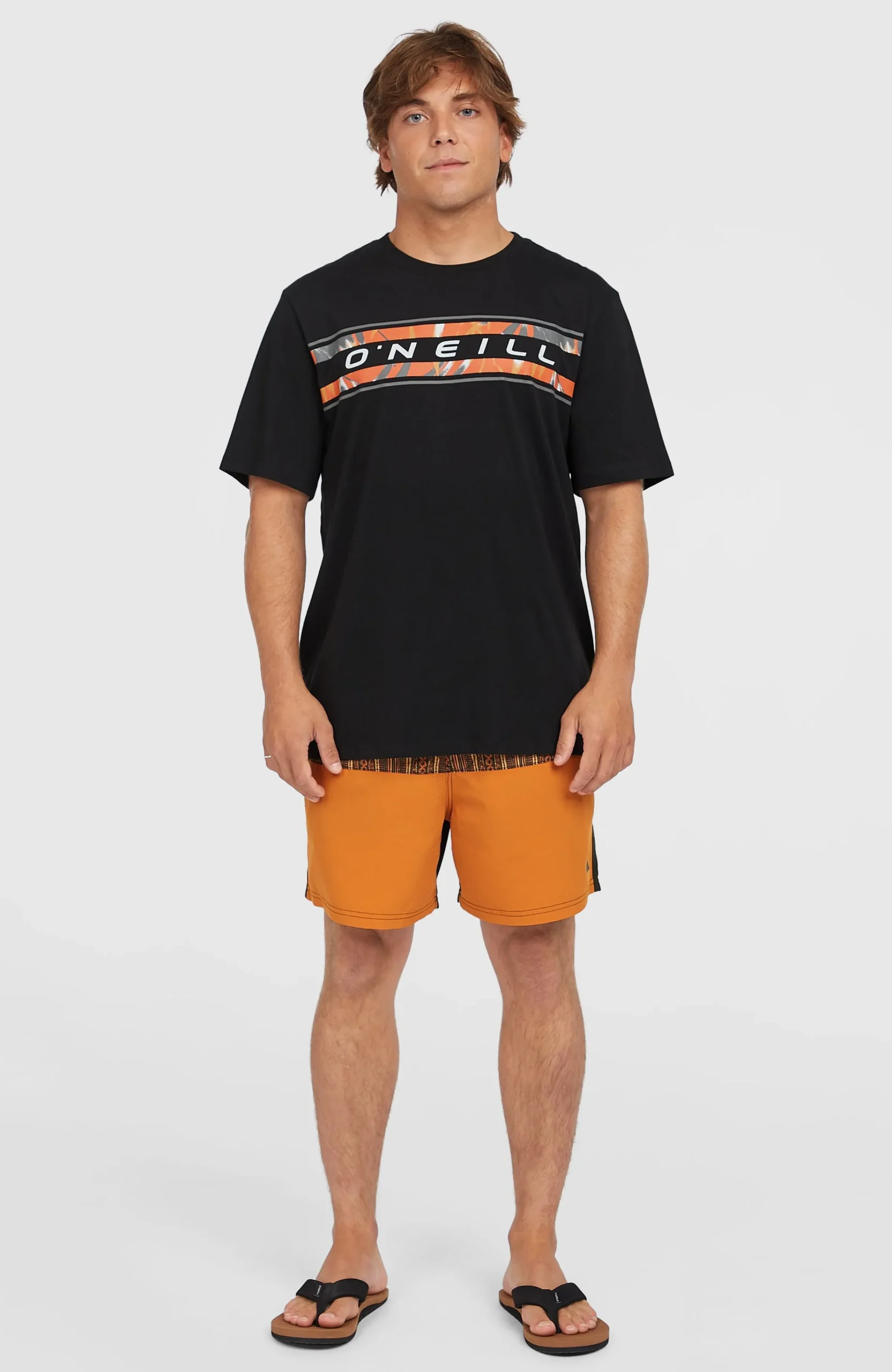 Homme O'Neill Shorts De Bain|Protection Anti-Uv-HommesShort de bain Cali Block15''| Orange