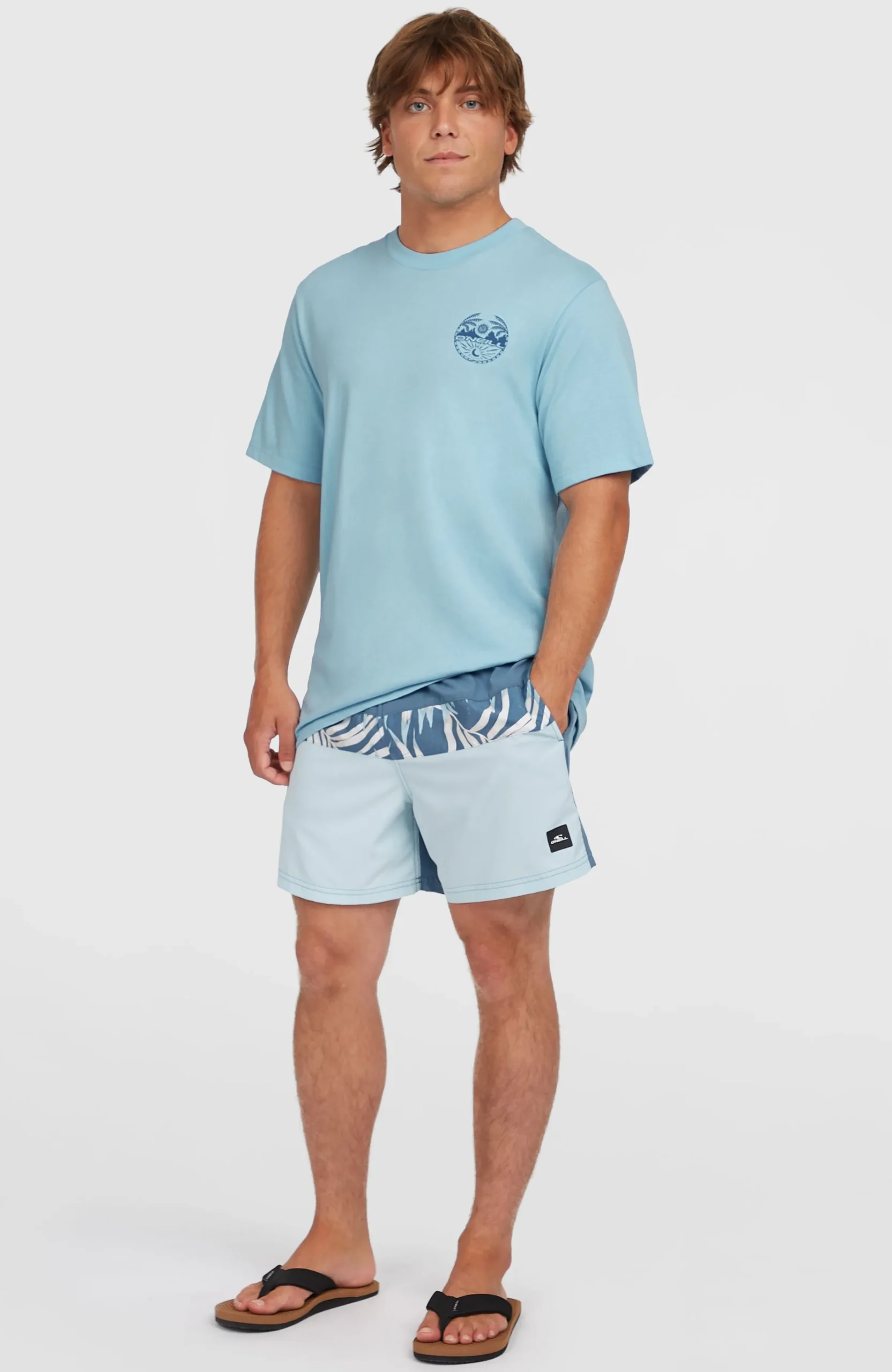 Homme O'Neill Shorts De Bain|Protection Anti-Uv-HommesShort de bain Cali Block15''| Bleu