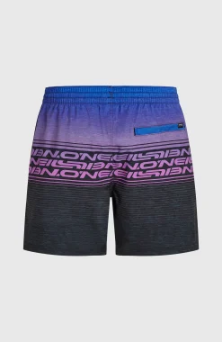 Homme O'Neill Shorts De Bain|Protection Anti-Uv-HommesShort de bain Logo Stripe 16''| Bleu Mix