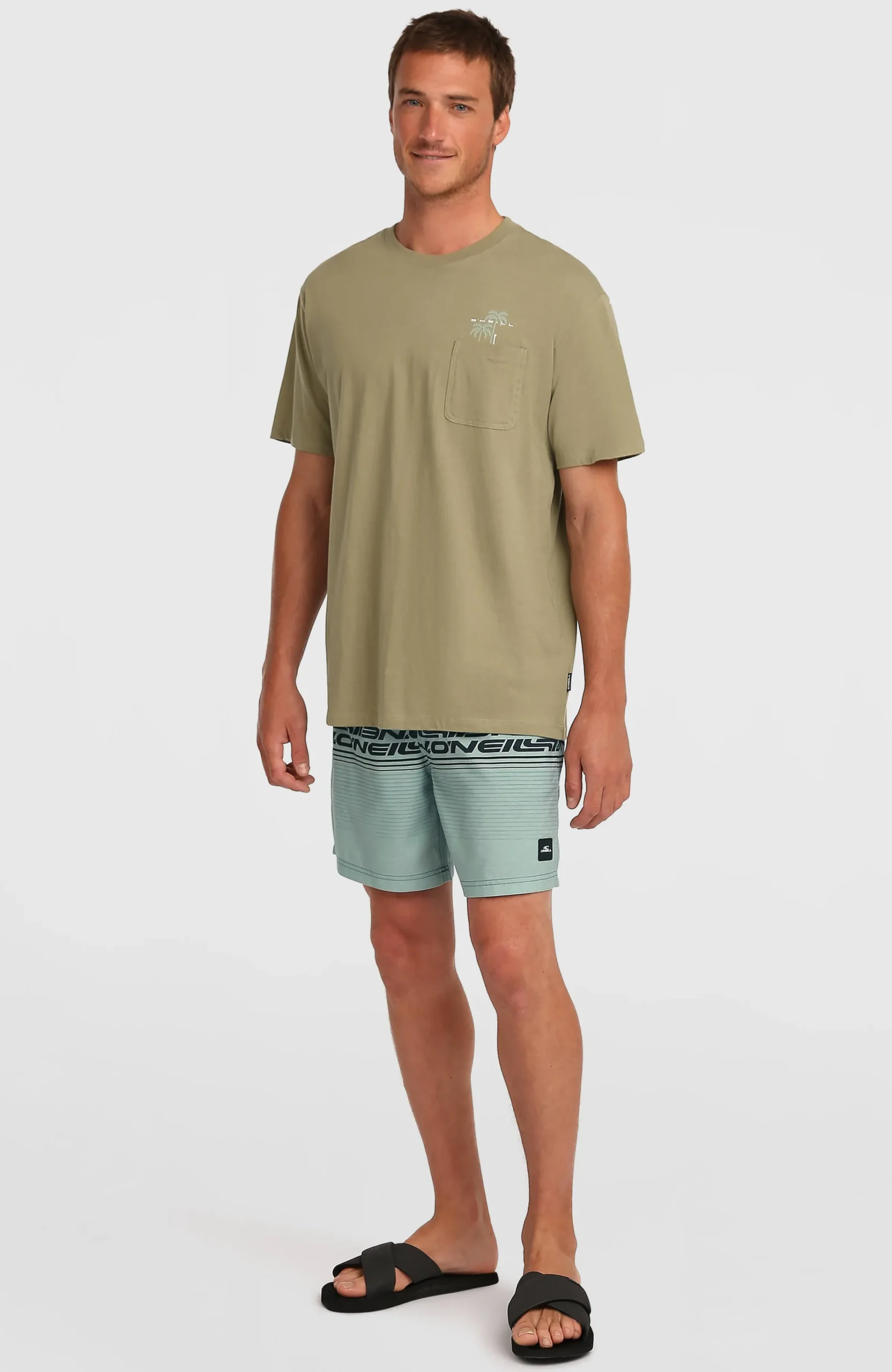 Homme O'Neill Shorts De Bain|Protection Anti-Uv-HommesShort de bain Logo Stripe 16''|