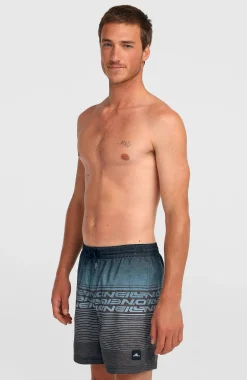 Homme O'Neill Shorts De Bain|Protection Anti-Uv-HommesShort de bain Logo Stripe 16''| Noir Mix