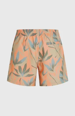 Homme O'Neill Shorts De Bain|Protection Anti-Uv-HommesShort de bain Print 16| Orange