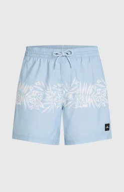Homme O'Neill Shorts De Bain|Protection Anti-Uv-HommesShort de bain Uni Flower 16''| Bleu Mix