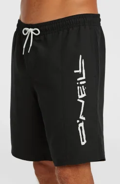 Homme O'Neill Shorts De Bain|Protection Anti-Uv-HommesShort de bain Retro 19''| Noire