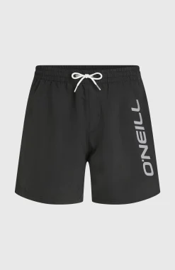 Homme O'Neill Shorts De Bain|Protection Anti-Uv-HommesShort de bain Logo 16''| Noire