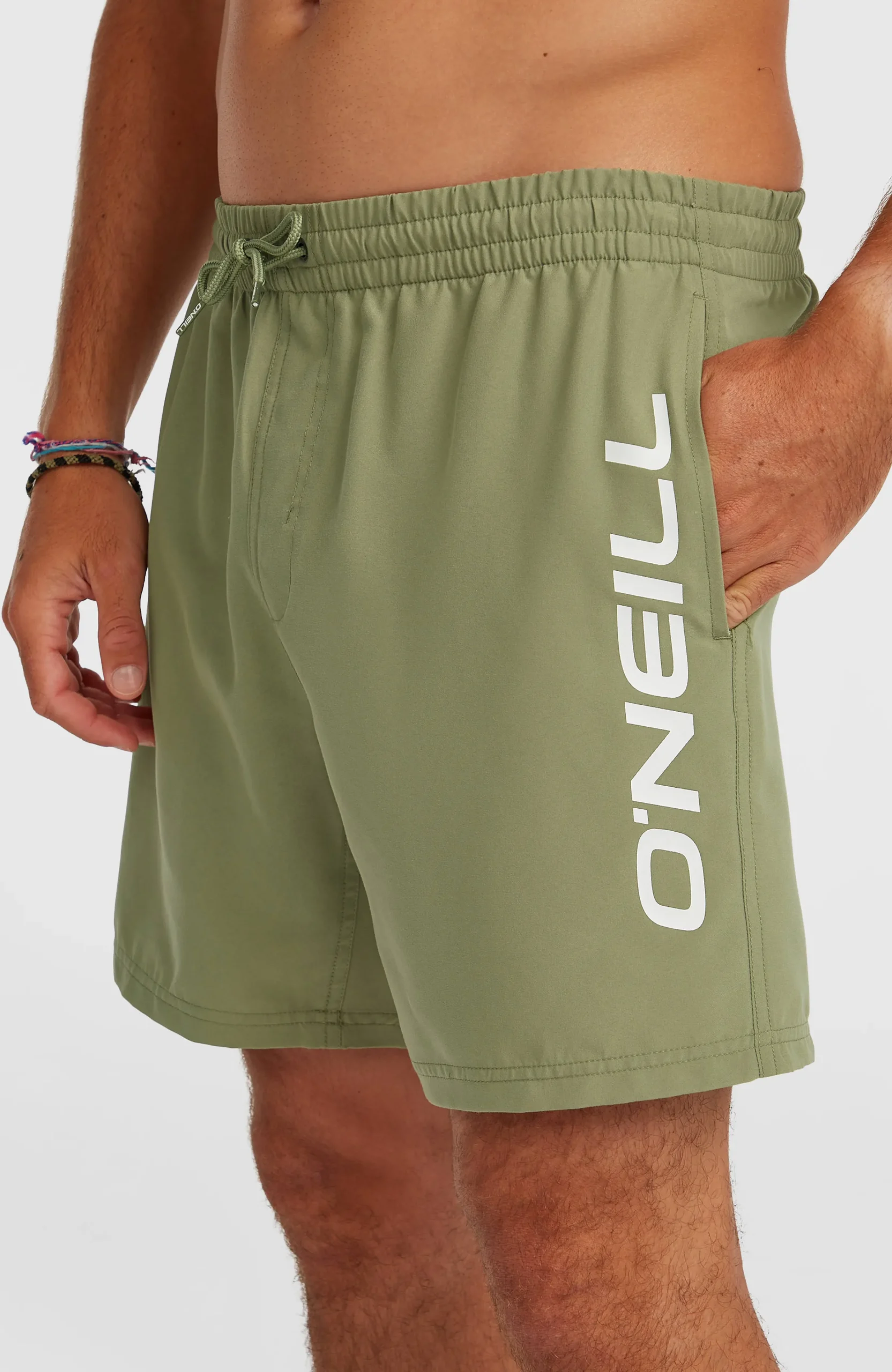 Homme O'Neill Shorts De Bain|Protection Anti-Uv-HommesShort de bain Logo 16''| Vert