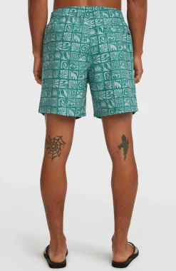 Homme O'Neill Shorts De Bain|Protection Anti-Uv-HommesShort de bain Print 16| Bleu
