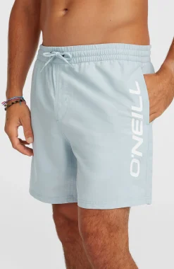 Homme O'Neill Shorts De Bain|Protection Anti-Uv-HommesShort de bain Logo 16''| Bleu