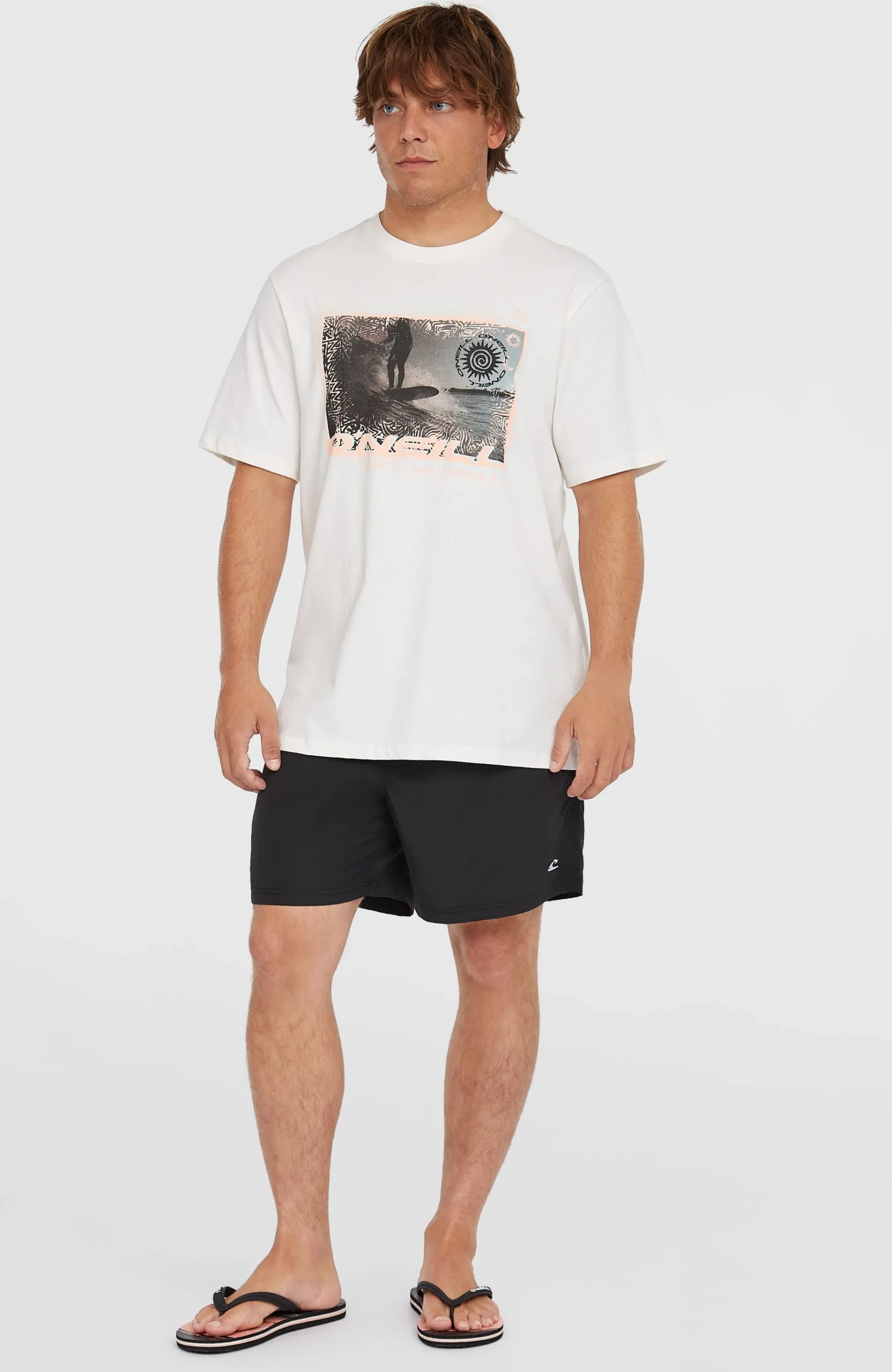 Homme O'Neill Shorts De Bain|Protection Anti-Uv-HommesShort de bain Vert 16''| Noire