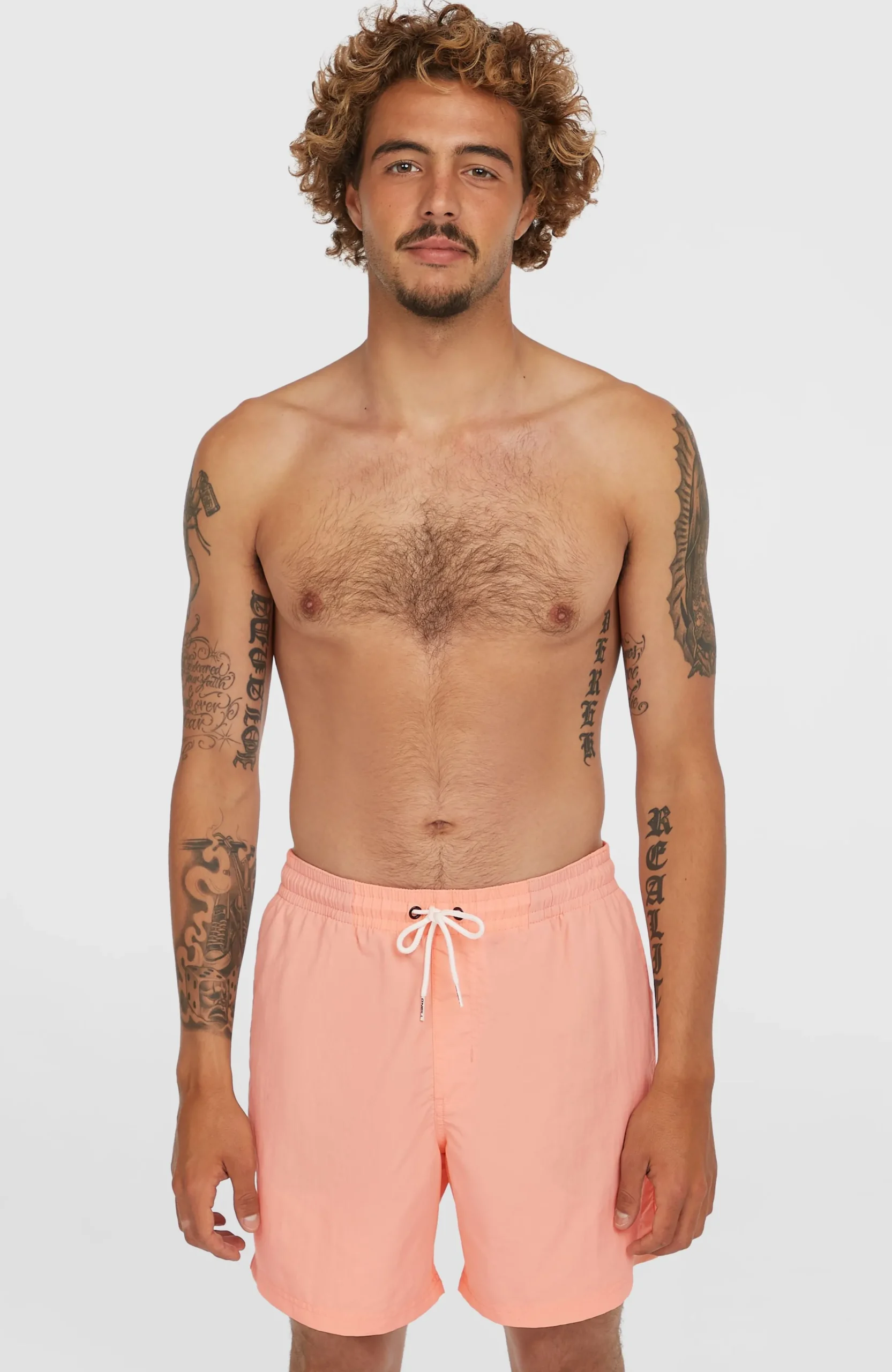 Homme O'Neill Shorts De Bain|Protection Anti-Uv-HommesShort de bain Vert 16''| Rose