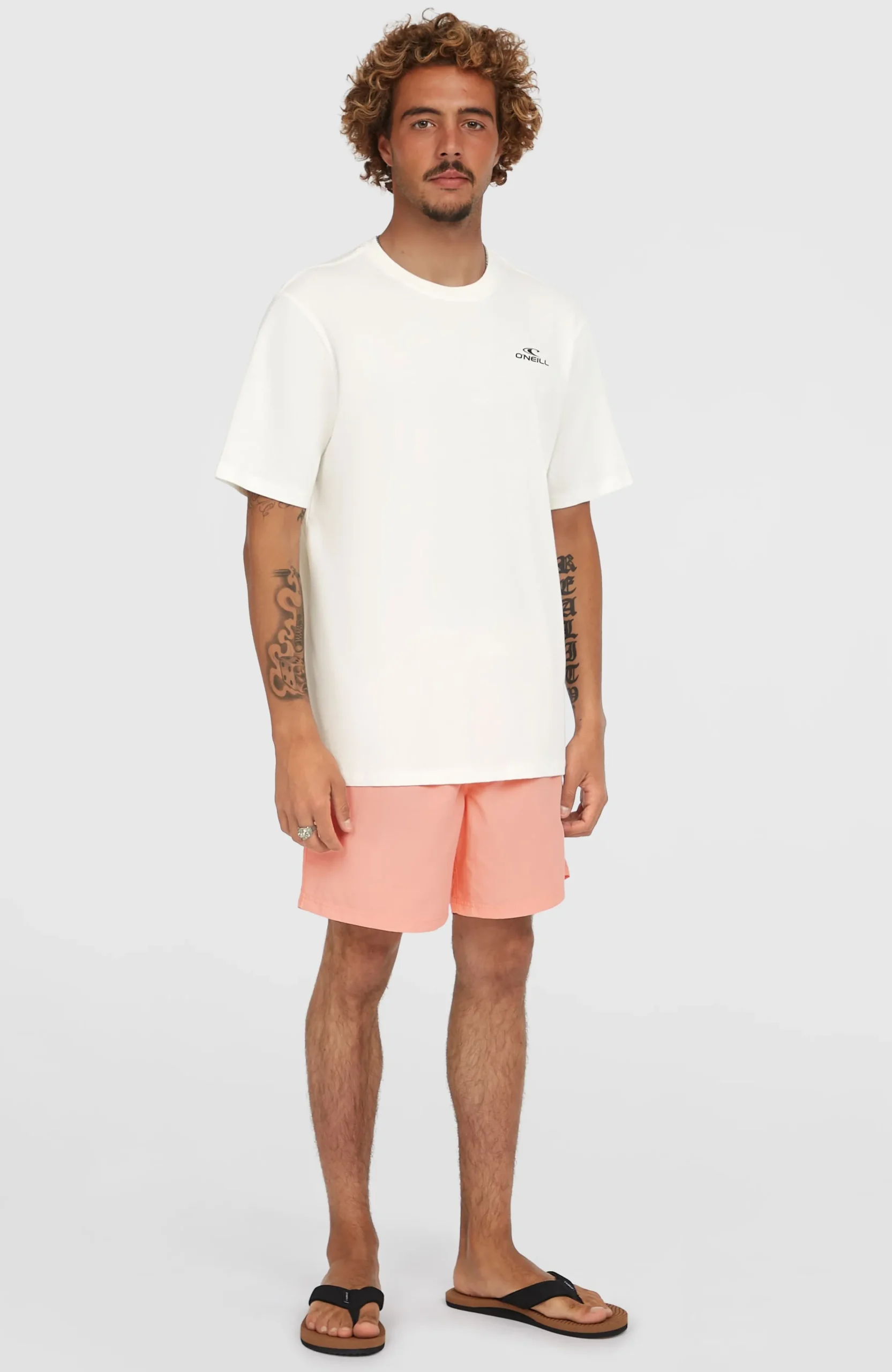 Homme O'Neill Shorts De Bain|Protection Anti-Uv-HommesShort de bain Vert 16''| Rose
