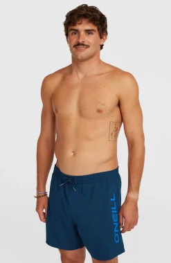 Homme O'Neill Shorts De Bain|Protection Anti-Uv-HommesShort de bain Logo 16''| Bleu