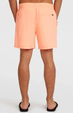 Homme O'Neill Shorts De Bain|Protection Anti-Uv-HommesShort de bain Logo 16''| Orange
