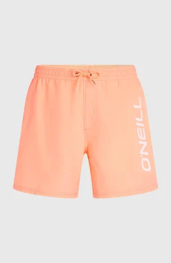 Homme O'Neill Shorts De Bain|Protection Anti-Uv-HommesShort de bain Logo 16''| Orange