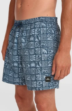 Homme O'Neill Shorts De Bain|Protection Anti-Uv-HommesShort de bain Print 16| Bleu Mix