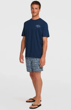 Homme O'Neill Shorts De Bain|Protection Anti-Uv-HommesShort de bain Print 16| Bleu Mix