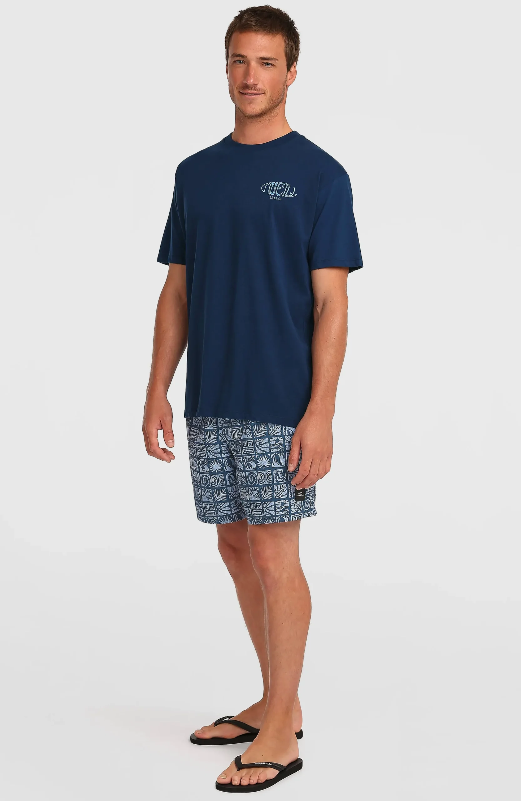 Homme O'Neill Shorts De Bain|Protection Anti-Uv-HommesShort de bain Print 16| Bleu Mix
