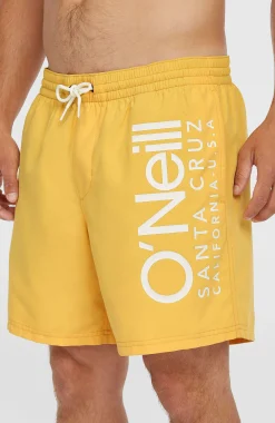 Homme O'Neill Shorts De Bain|Protection Anti-Uv-HommesShort de bain Original Cali 16''| Jaune