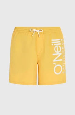 Homme O'Neill Shorts De Bain|Protection Anti-Uv-HommesShort de bain Original Cali 16''| Jaune