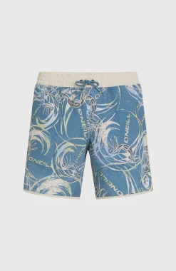 Homme O'Neill Shorts De Bain|Protection Anti-Uv-HommesShort de bain O'Riginals Scallop 16| Bleu