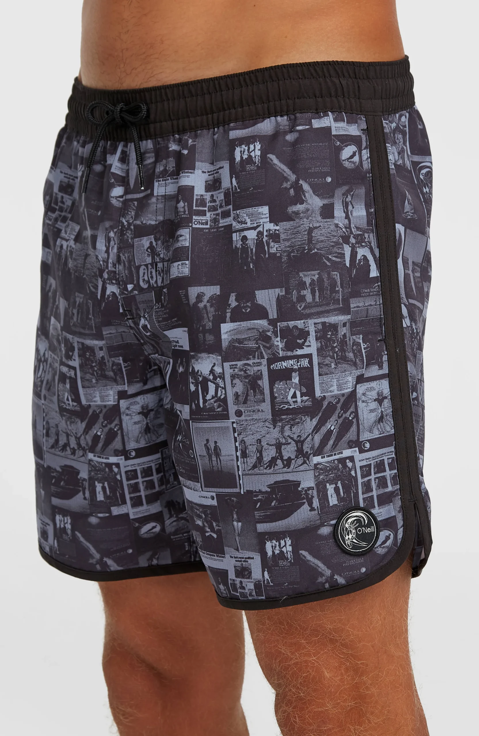 Homme O'Neill Shorts De Bain|Protection Anti-Uv-HommesShort de bain O'Riginals Scallop 16| Noir Mix