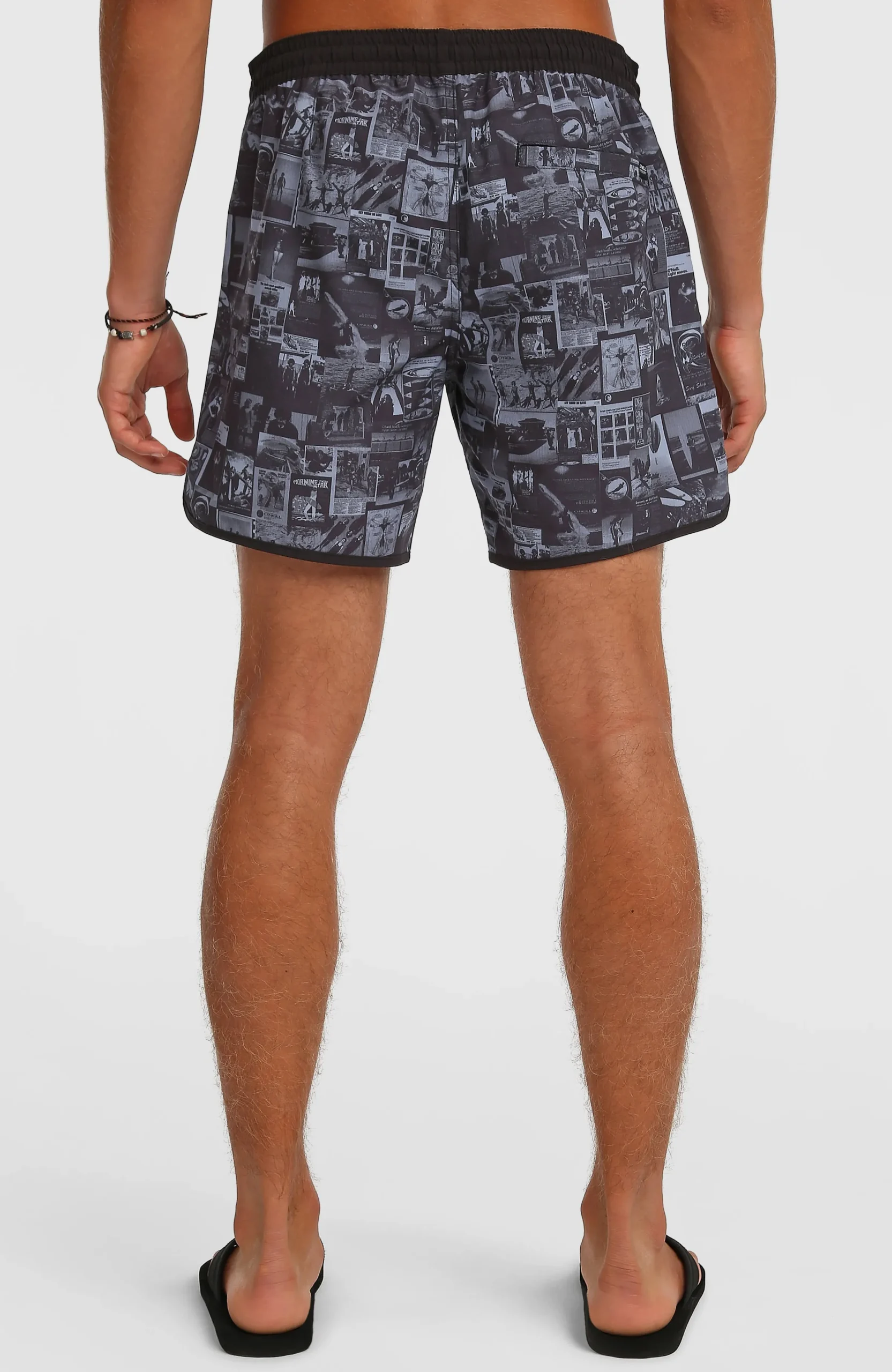 Homme O'Neill Shorts De Bain|Protection Anti-Uv-HommesShort de bain O'Riginals Scallop 16| Noir Mix