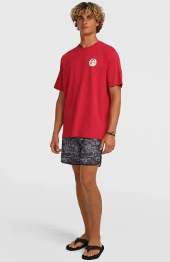 Homme O'Neill Shorts De Bain|Protection Anti-Uv-HommesShort de bain O'Riginals Scallop 16| Noir Mix