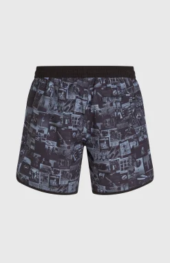 Homme O'Neill Shorts De Bain|Protection Anti-Uv-HommesShort de bain O'Riginals Scallop 16| Noir Mix
