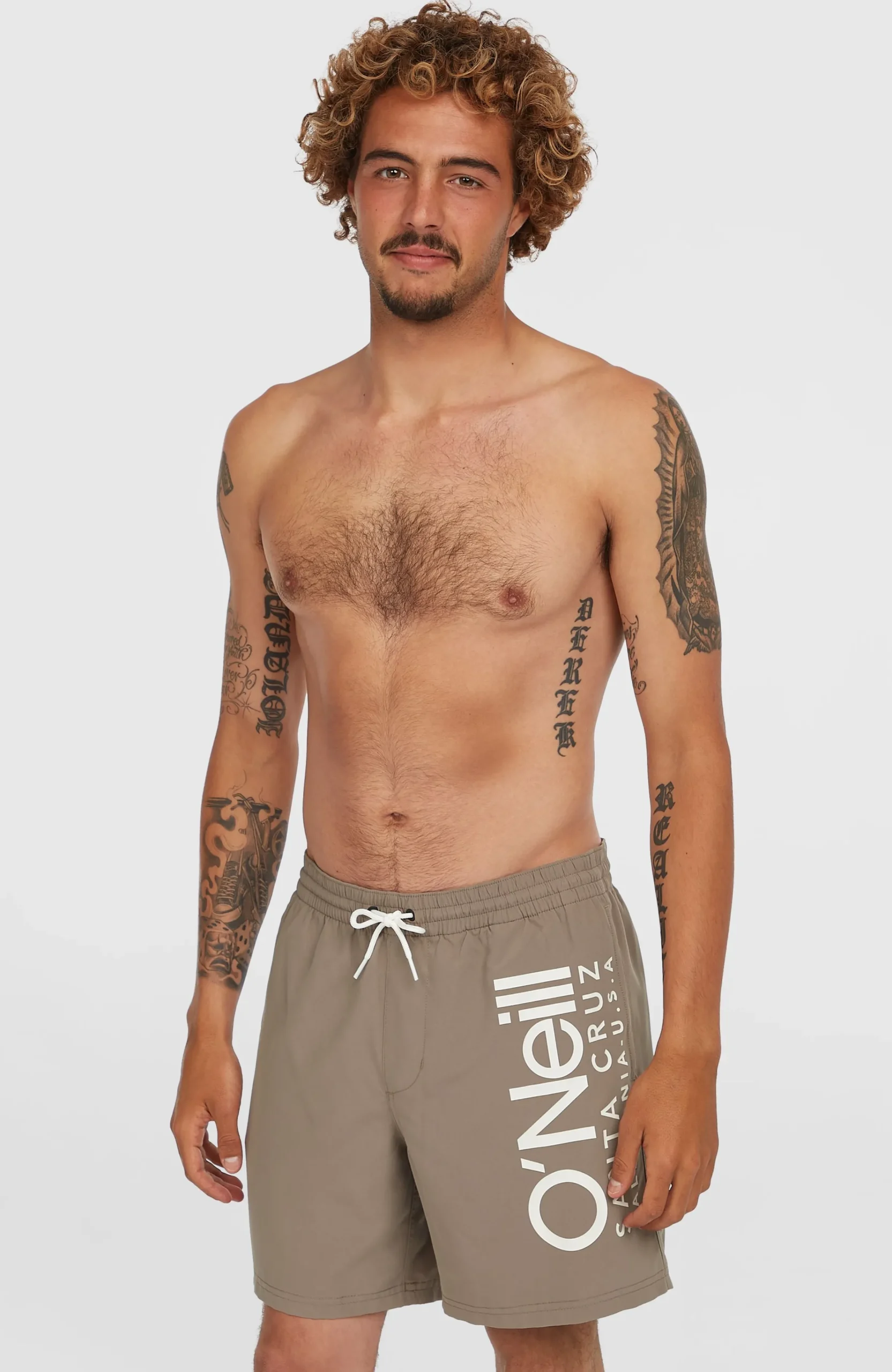 Homme O'Neill Shorts De Bain|Protection Anti-Uv-HommesShort de bain Original Cali 16''| Brun