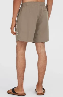 Homme O'Neill Shorts De Bain|Protection Anti-Uv-HommesShort de bain Original Cali 16''| Brun