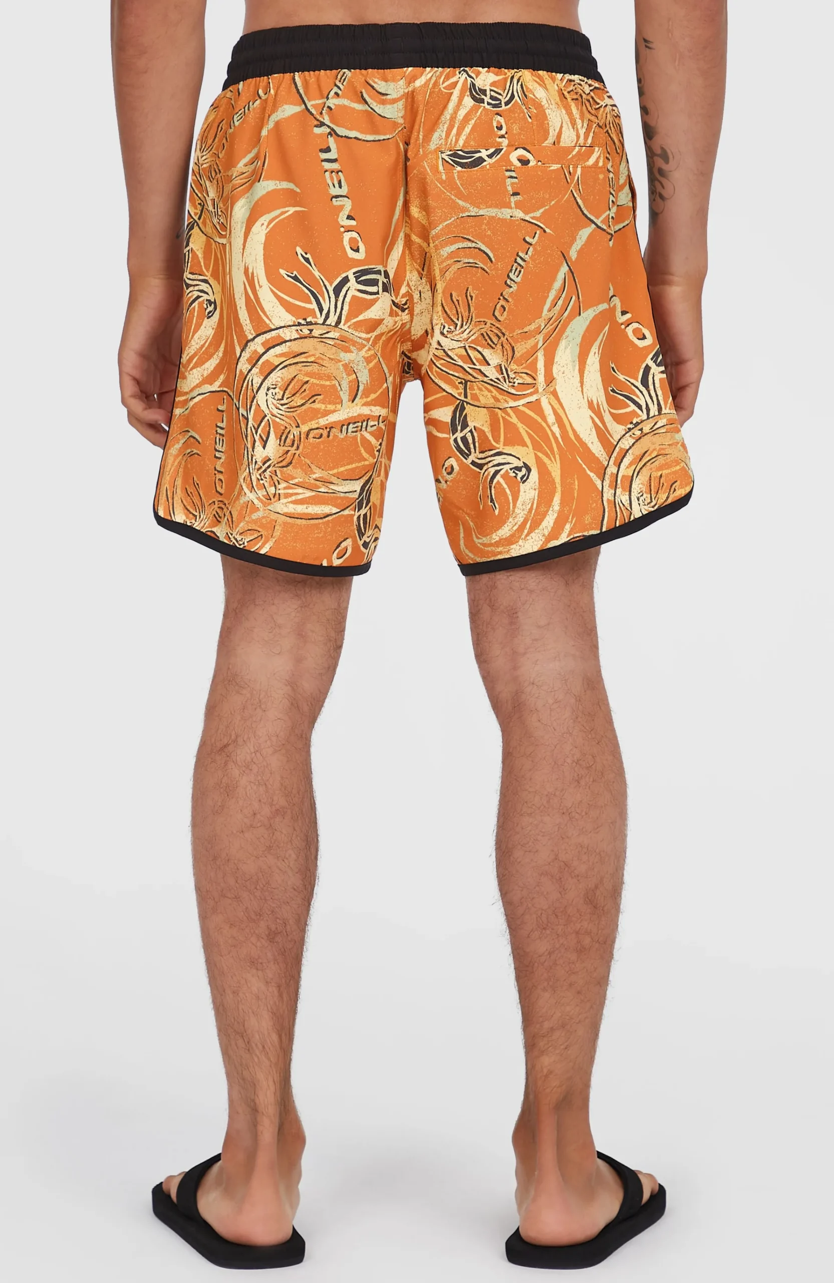 Homme O'Neill Shorts De Bain|Protection Anti-Uv-HommesShort de bain O'Riginals Scallop 16| Orange