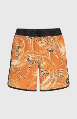 Homme O'Neill Shorts De Bain|Protection Anti-Uv-HommesShort de bain O'Riginals Scallop 16| Orange