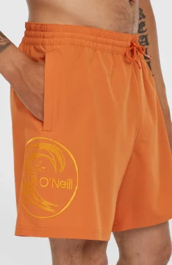 Homme O'Neill Shorts De Bain|Protection Anti-Uv-HommesShort de bain O'Riginals Cali Ocean 16''| Orange