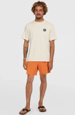 Homme O'Neill Shorts De Bain|Protection Anti-Uv-HommesShort de bain O'Riginals Cali Ocean 16''| Orange