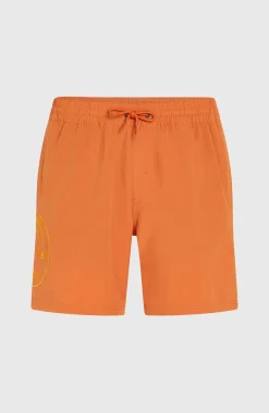 Homme O'Neill Shorts De Bain|Protection Anti-Uv-HommesShort de bain O'Riginals Cali Ocean 16''| Orange