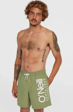 Homme O'Neill Shorts De Bain|Protection Anti-Uv-HommesShort de bain Original Cali 16''| Vert