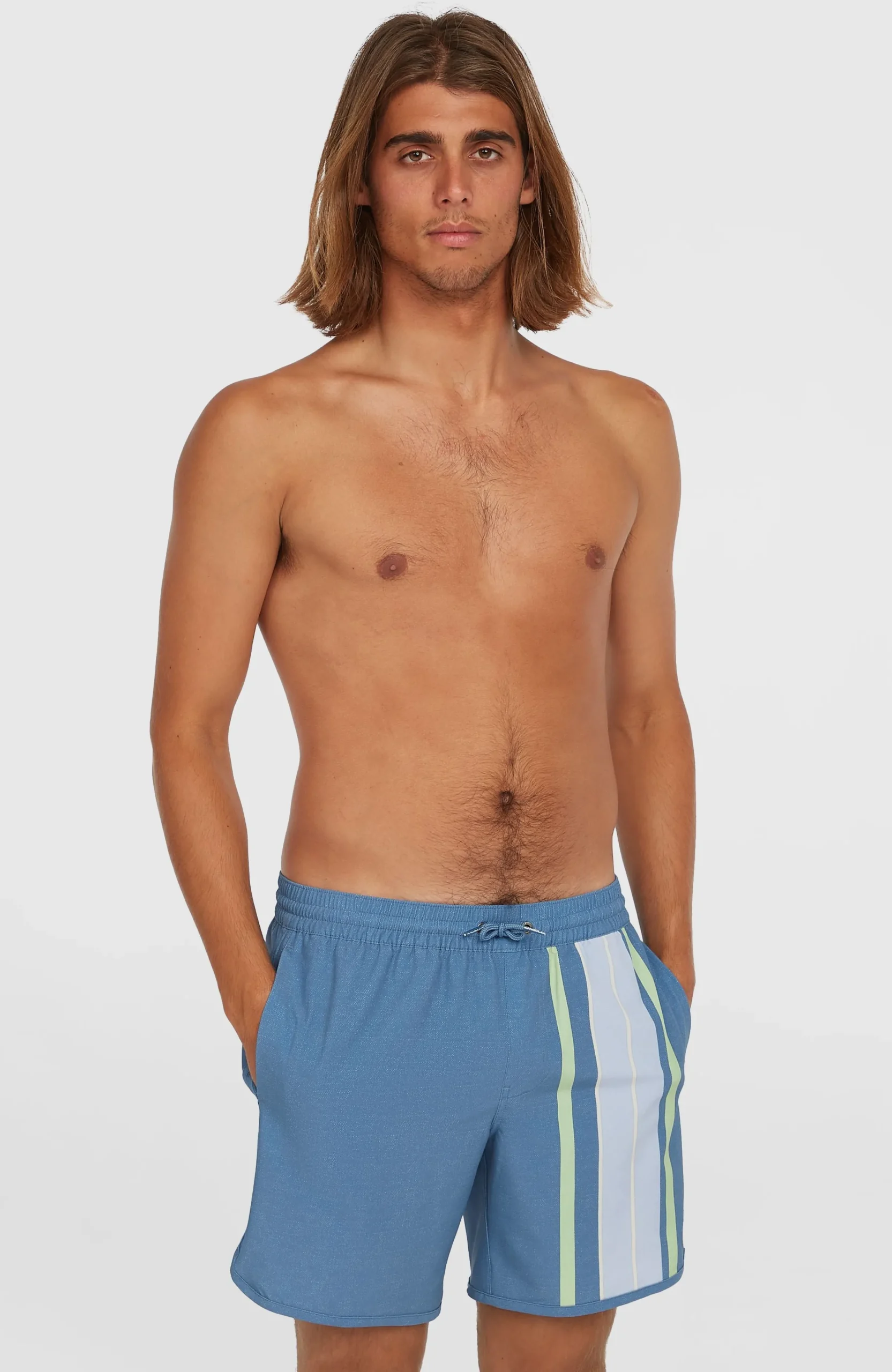 Homme O'Neill Shorts De Bain|Protection Anti-Uv-HommesShort de bain O'Riginals Scallop 16| Bleu Mix