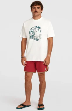 Homme O'Neill Shorts De Bain|Protection Anti-Uv-HommesShort de bain O'Riginals Scallop 16| Rouge