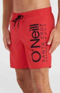 Homme O'Neill Shorts De Bain|Protection Anti-Uv-HommesShort de bain Original Cali 16''| Rouge