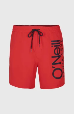 Homme O'Neill Shorts De Bain|Protection Anti-Uv-HommesShort de bain Original Cali 16''| Rouge